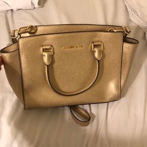Gold Michael Kors Bag